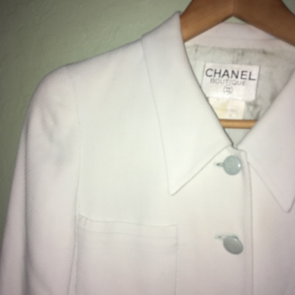 Rare Chanel Tiffany blue blazer sz 38 - Picture 4 of 7